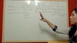 QUIMICA REDOX E22 Determinación de la composición de una mezcla por volumetría redox [upl. by Attekal]