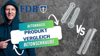 Schrauben oder Nageln FLACHDACHBEFESTIGUNG auf BETON WeilDieVerbindungZählt [upl. by Lleznov347]