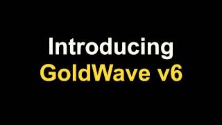 GoldWave v6 [upl. by Koenraad626]