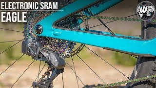 SRAM Eagle AXS  Electronic Drivetrain  Electronic Reverb Dropper Overview [upl. by Temhem]