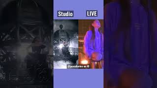 Ariana Grande  Studio vs LIVE 😩 arianagrande shorts singing [upl. by Scheck]