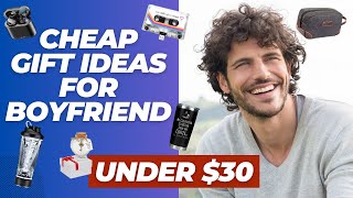 Budget Friendly Boyfriend Gift Ideas Under 30  Affordable Amazon Picks Inexpensive Gift Ideas [upl. by Sirama]