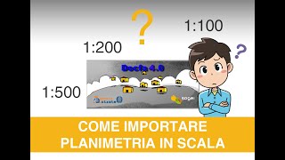 esempio DOCFA  come importare planimetria in scala [upl. by Sibella]