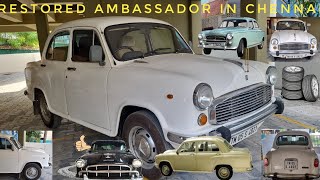 HINDUSTAN AMBASSADOR FULLY RESTORED FOR 2 LACS IN CHENNAI  2000 ISUZU  Spares  ARK Diaries [upl. by Valry]