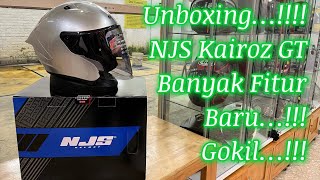 Unboxing Helm NJS Kairoz GT…Banyak Fitur terbaru… [upl. by Annor75]