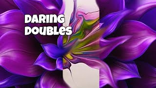 Vibrant Art Mesmerizing Diptych Fluid Painting Technique [upl. by Anabelle]