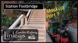 Building a Garden Railway Footbridge • G Scale [upl. by Mellar]