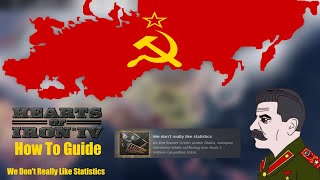 Hoi4 How to DOMINATE As The Soviet Union We Dont Really Like Statistics Achievement Guide [upl. by Nnahtebazile]