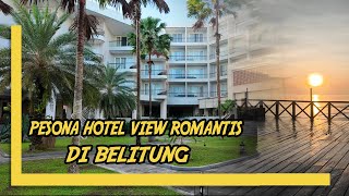 Private beachnya bikin baper  Hotel Santika Premier Beach Resort Belitung [upl. by Ainar]