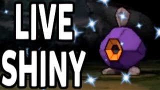 SHINY ROGGENROLA REACTION Live Pokemon Sun and Moon Shiny Hunting Reaction [upl. by Lippold]