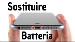 Come cambiare batteria iphone  Fai da te [upl. by Anastasio775]