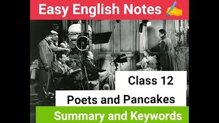 Poets and Pancakesclass 12NCERTEnglish LiteratureCBSEUP Board [upl. by Aerdnaek473]