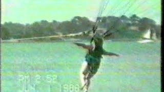 lady dragged on the beachparasailing fail [upl. by Meil747]