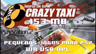 Pequenos jogos para PS2 via USB OPL  Crazy Taxi [upl. by Ursel]