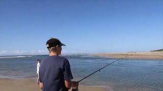 Fishing At Shoalhaven River Opening [upl. by Lanti]