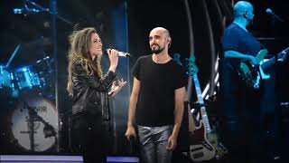 Malú y Abel Pintos  Oncemil  Directo Argentina 2017 [upl. by Eiclek]