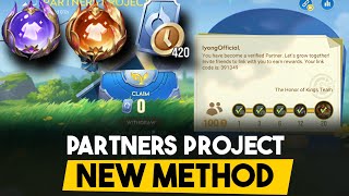 PARTNERS PROJECT NEW METHOD HONOR OF KINGS FULL TUTORIAL [upl. by Clerk]