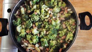 Broccoli and Beans  vegan healthy recipes [upl. by Demahum695]