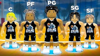 I Made an AAU TEAM in Roblox Basketball [upl. by Itnuahsa779]