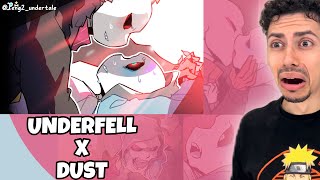 AHEM Dustfell  Undertale How to Overcome nightmares and undertale judgement hall BL Reaction [upl. by Lladnarc559]