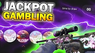 JACKPOTS ON quotLuckyCowboycomquot  GIVEAWAY  CSGO Gambling 14 [upl. by Oluap]