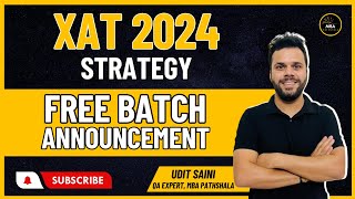 XAT 2024 Strategy  Paper Pattern  Last 40 Days Strategy  Free Crash Course  MBA Pathshala xat [upl. by Odlabso]