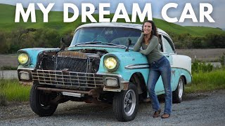 Bought My Dream 1956 Chevy – We Drove It 350 Miles Back Home [upl. by Aynahs364]