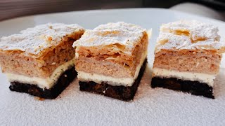 MEDJIMURSKA GIBANICA SA CETIRI NADJEVAMAK SIR ORASI I JABUKE MEDJIMURIAN 4 LAYER PHYLLO SQUARES [upl. by Asseniv]