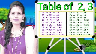 Table of 2 3  pahade 2 ka 3 ka  2 3 Table  table  2  3 का पहाड़े [upl. by Enyala]