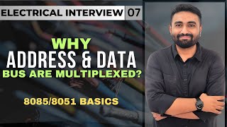 Multiplexing Address and Data bus in 8051  8085 [upl. by Dlareg]