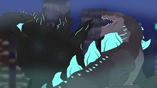 STICKNODES  Godzilla 2014 vs Godzilla Jr 1998 PART 2 [upl. by Odraude908]