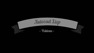 Autocad Lisp  Autocade Lisp Nasıl Yüklenir1 autocad [upl. by Abas]