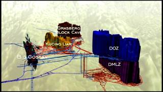 Grasberg Block Cave Mining in West Papua [upl. by Eivad]