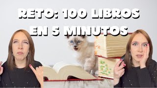 Reto 100 libros en 5 minutos [upl. by Aseiram]