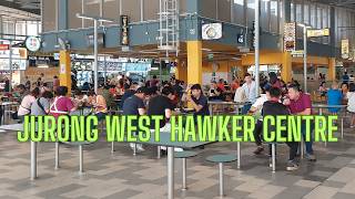 A Quick Tour of Jurong West Hawker Centre  Singapore Street Food [upl. by Seessel434]