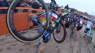 Elite Women Cyclo Cross Gullegem 5 Jan 19 [upl. by Aynam]