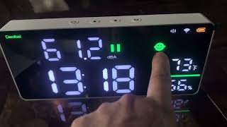 Tuya Smart Decibel meter clock [upl. by Castera]