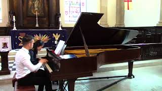 C Guastavino Romance del Plata Sonatina for piano four hands [upl. by Elmira]