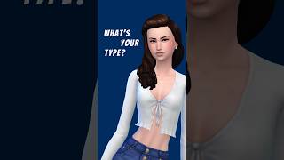 whats your type  The Sims 4 CAS no CC [upl. by Nicolina643]