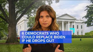 6 Democrats who could replace Biden if he drops out  NewsNation [upl. by Notnert]