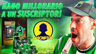 HAGO MILLONARIO A UN SUSCRIPTOR 🤑 EN FC MOBILE  WolvieHD [upl. by Llenwad]