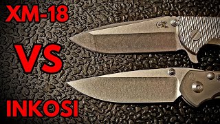 Hinderer XM 18 VS Chris Reeve Inkosi  Battle of Legends [upl. by Acinorav]