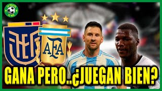 ¡ARGENTINA GANA PERO NO CONVENCE ¿PODRA CONTRA ECUADOR FT lapizarradejuan [upl. by Kenlee955]