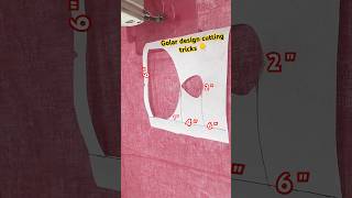 New golar design cutting simple tricks for blouse n kurti shorts gola design neck [upl. by Barry]