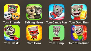 My Talking Tom amp FriendsTalking NewsTom Candy RunTalking Tom Gold RunTalkingTom Jetski 1 Classic [upl. by Neville]