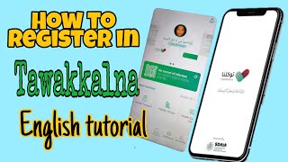 HOW TO REGISTER IN TAWAKALLNA  TAWAKKALNA APP ENGLISH TUTORIAL [upl. by Eiramanna]