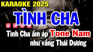 Karaoke Tình Cha  Ngọc Sơn Tone Nam Dể Hát Nhạc Sống  Karaoke Huỳnh Lê [upl. by Erlene]