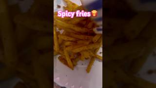 Spicy fries from 📍crispers masalafries sayfasalahuddin youtubeshorts subscribe [upl. by Zendah]