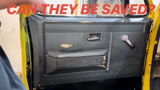 Restoring Door Panels on a Chevy Squarebody [upl. by Luapsemaj]