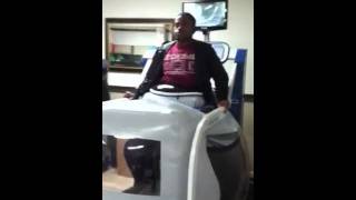 Backwards Walking on the Alter G AntiGravity Treadmill [upl. by Gardia295]